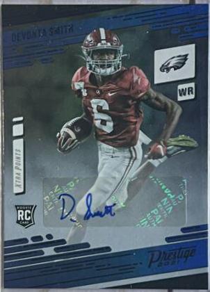 DeVonta Smith [Xtra Points Signature Premium Blue] #211