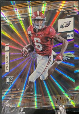 DeVonta Smith [Xtra Points Sunburst] #211