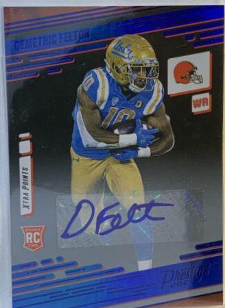 Demetric Felton [Xtra Points Signature Premium Blue] #219