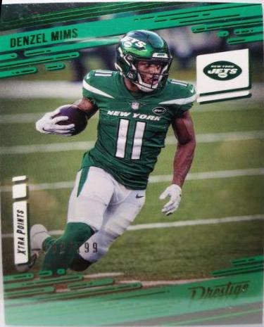 Denzel Mims [Xtra Points Green] #163