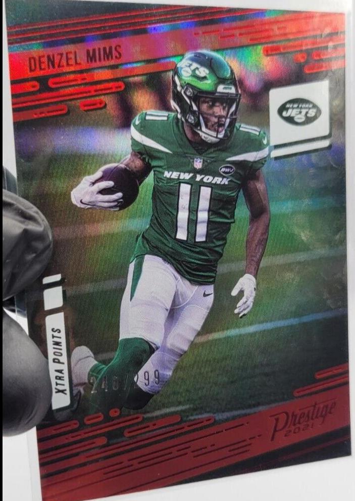 Denzel Mims [Xtra Points Red] #163