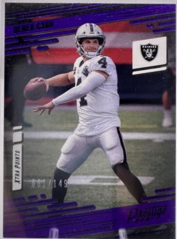 Derek Carr [Xtra Points Premium Purple] #141