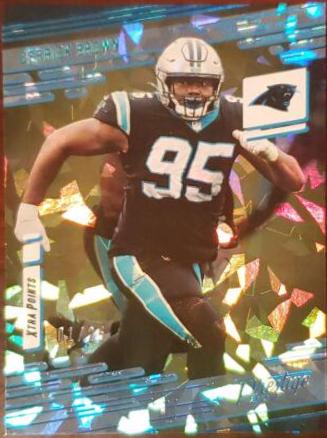 Derrick Brown [Xtra Points Blue] #80