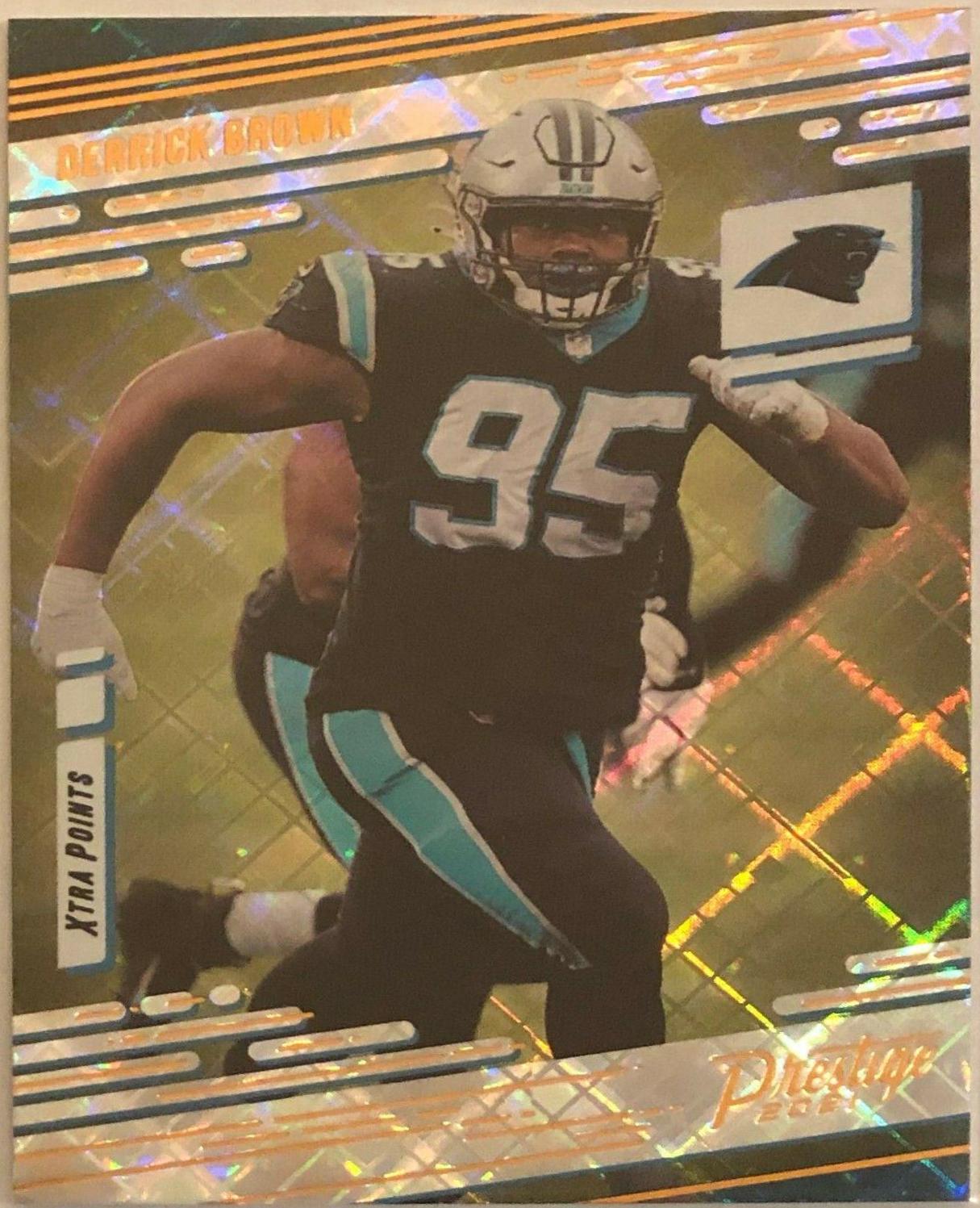 Derrick Brown [Xtra Points Diamond] #80