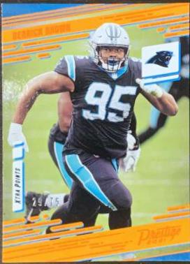 Derrick Brown [Xtra Points Premium Orange] #80