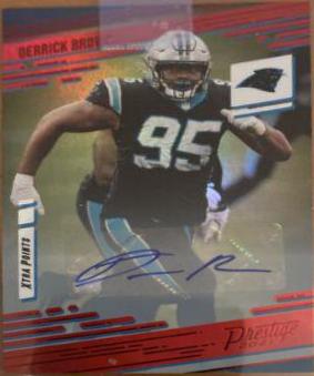 Derrick Brown [Xtra Points Red] #80