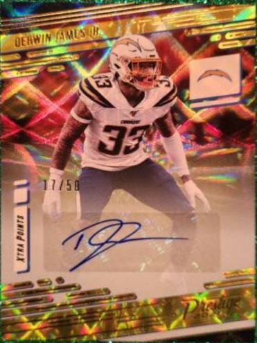 Derwin James Jr. [Xtra Points Signature Premium Gold] #191