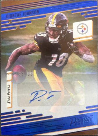 Diontae Johnson [Xtra Points Signature Premium Blue] #170
