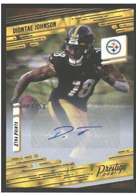 Diontae Johnson [Xtra Points Signature Premium Gold] #170