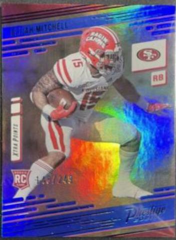 Elijah Mitchell [Xtra Points Premium Blue] #289
