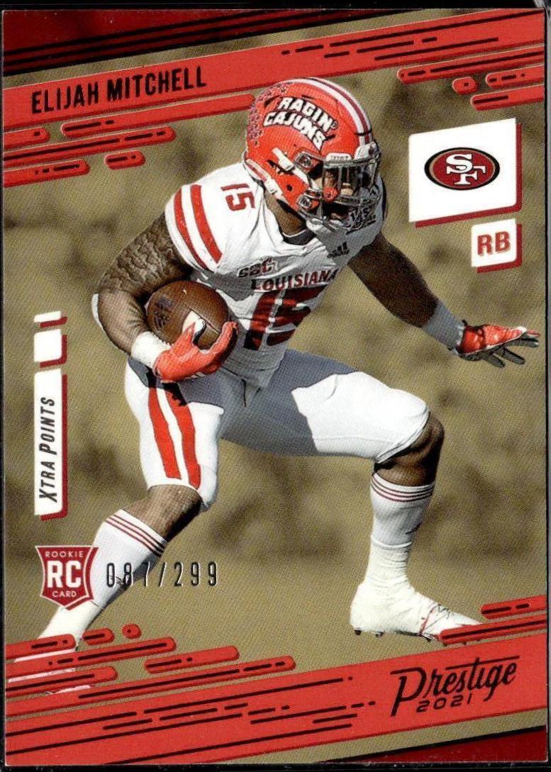 Elijah Mitchell [Xtra Points Premium Red] #289