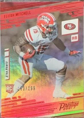 Elijah Mitchell [Xtra Points Red] #289