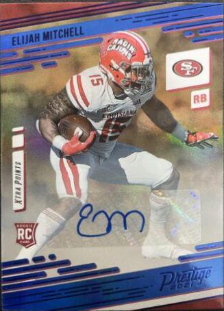 Elijah Mitchell [Xtra Points Signature Premium Platinum] #289