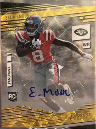 Elijah Moore [Xtra Points Signature Premium Gold] #221