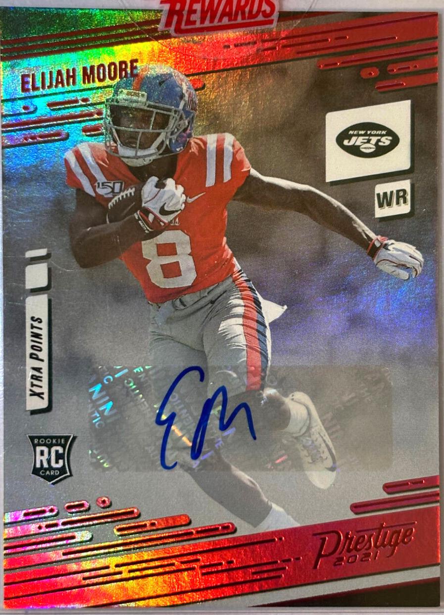 Elijah Moore [Xtra Points Signature Premium Platinum] #221