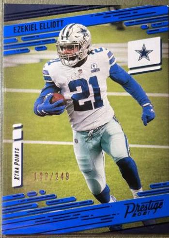 Ezekiel Elliott [Xtra Points Blue] #10