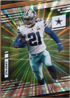 Ezekiel Elliott [Xtra Points Sunburst] #10