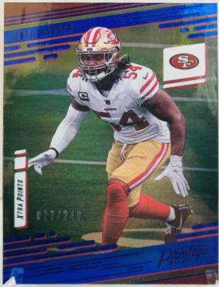 Fred Warner [Xtra Points Blue] #150