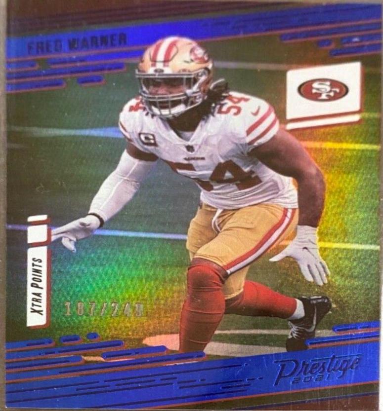 Fred Warner [Xtra Points Premium Blue] #150