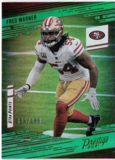 Fred Warner [Xtra Points Premium Green] #150