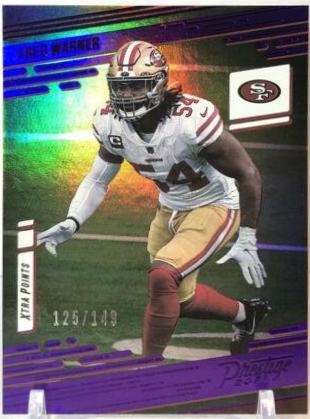 Fred Warner [Xtra Points Purple] #150