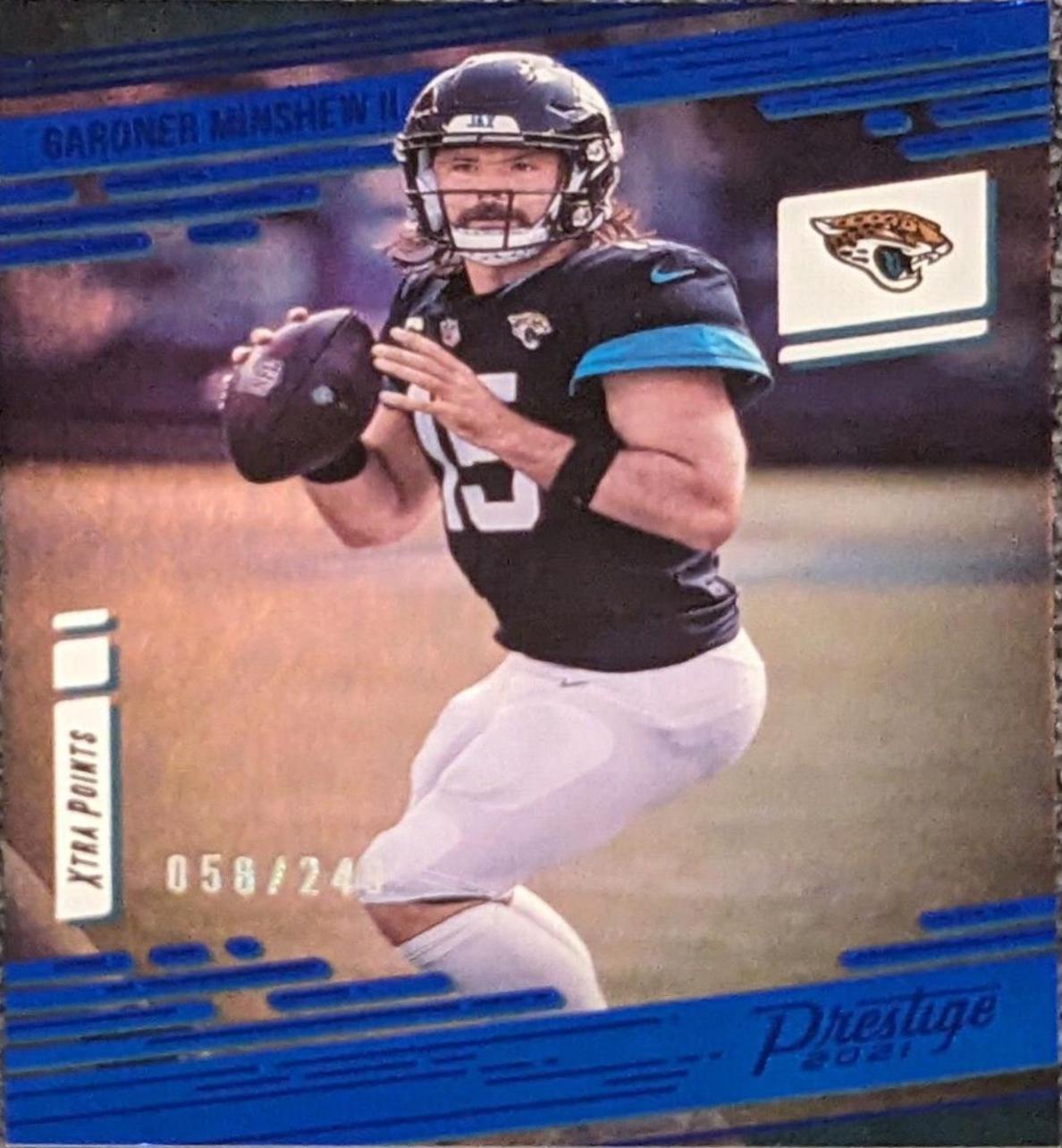 Gardner Minshew II [Xtra Points Premium Blue] #128
