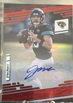 Gardner Minshew II [Xtra Points Signature Premium Red] #128