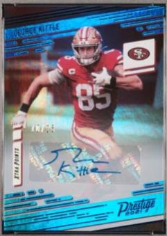 George Kittle [Xtra Points Signature Premium Blue] #146