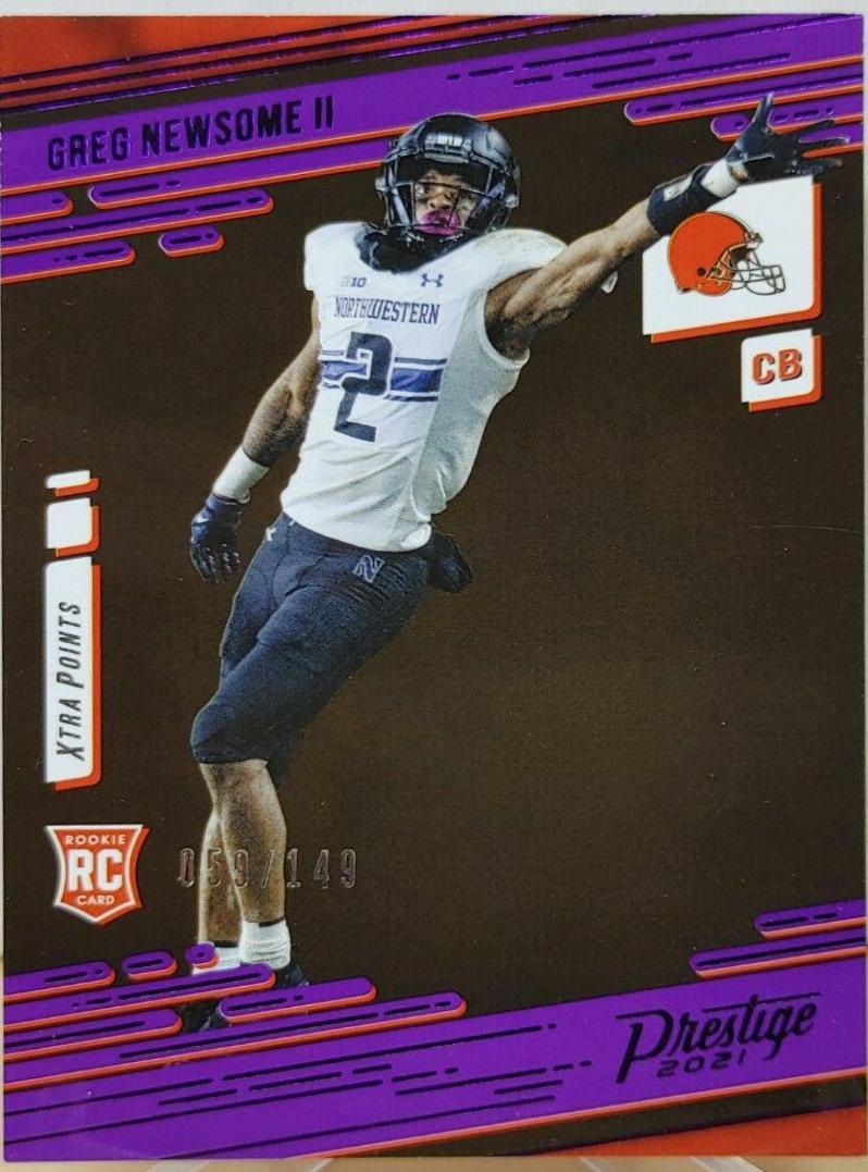 Greg Newsome II [Xtra Points Purple] #263
