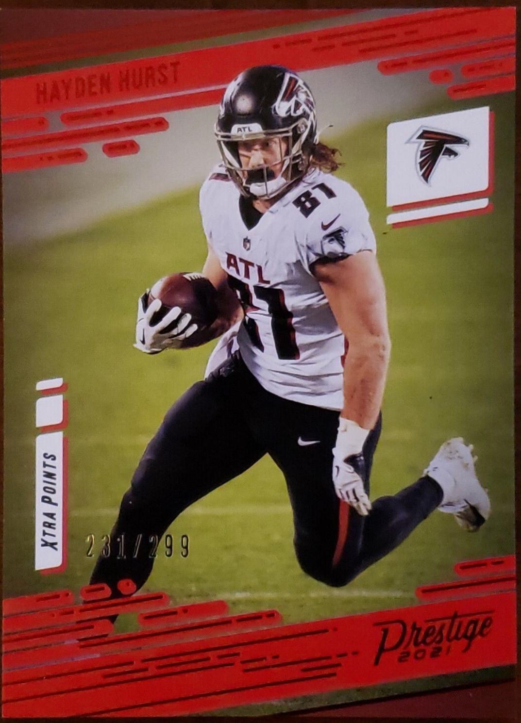 Hayden Hurst [Xtra Points Premium Red] #34