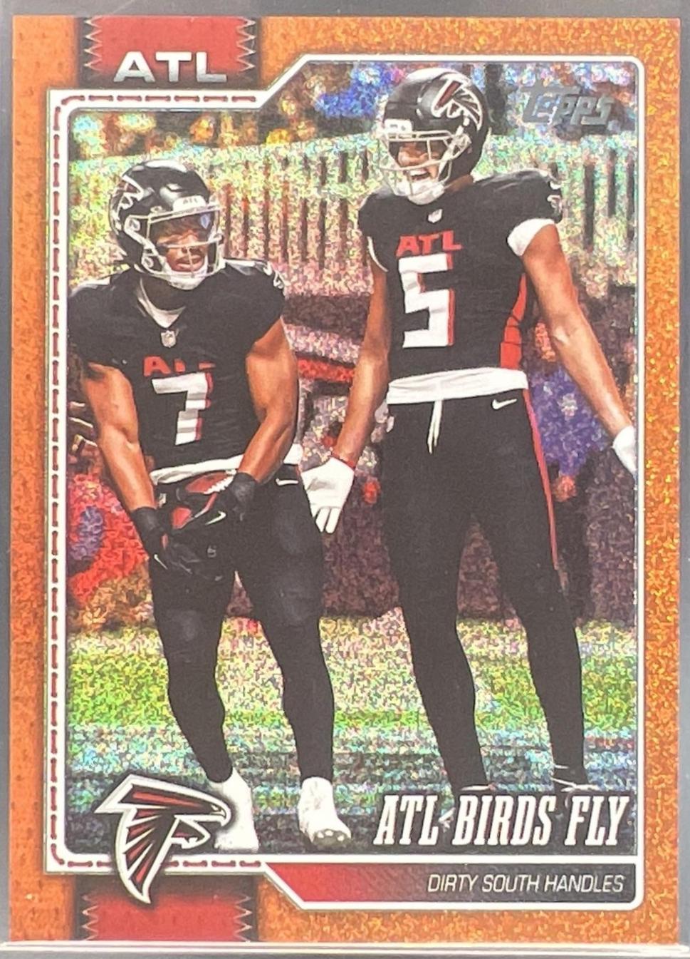 Atlanta Falcons [Sandglitter Orange] #298