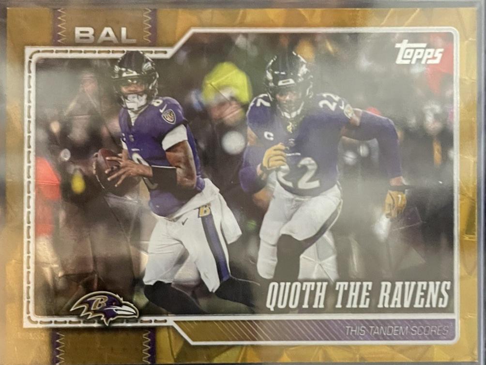 Baltimore Ravens [Sandglitter Gold] #300