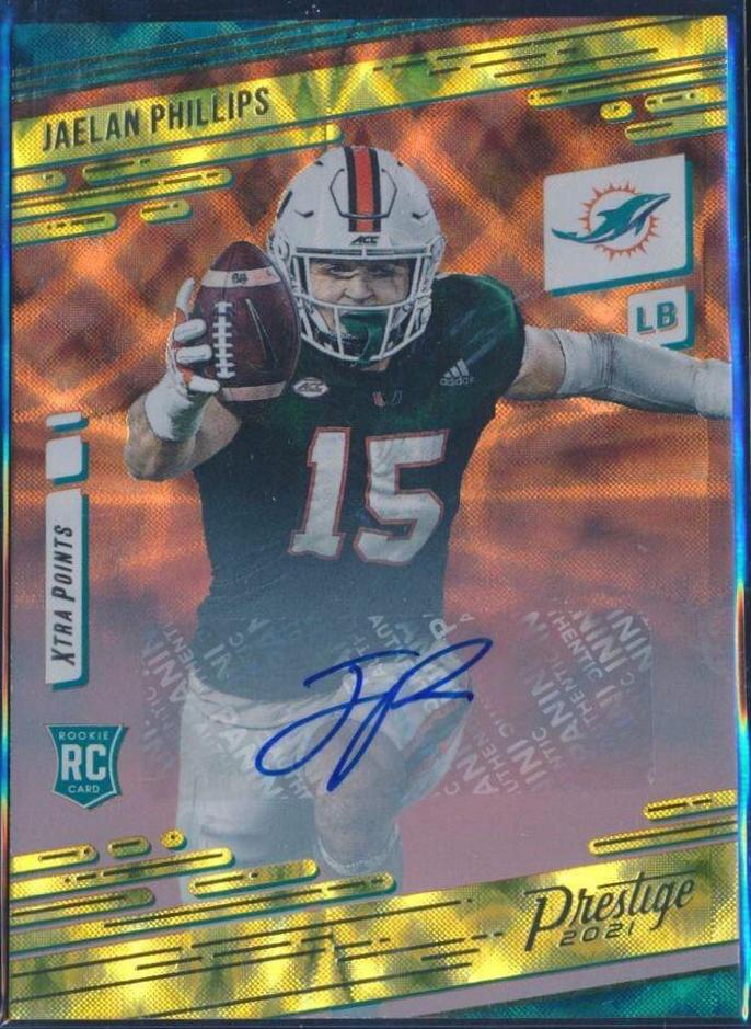 Jaelan Phillips [Xtra Points Signature Premium Gold] #262