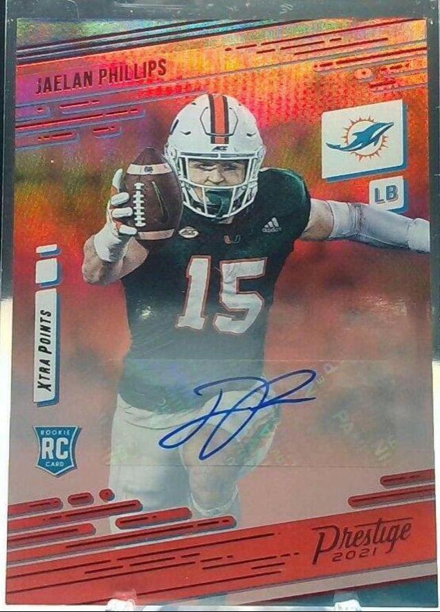 Jaelan Phillips [Xtra Points Signature Premium Red] #262