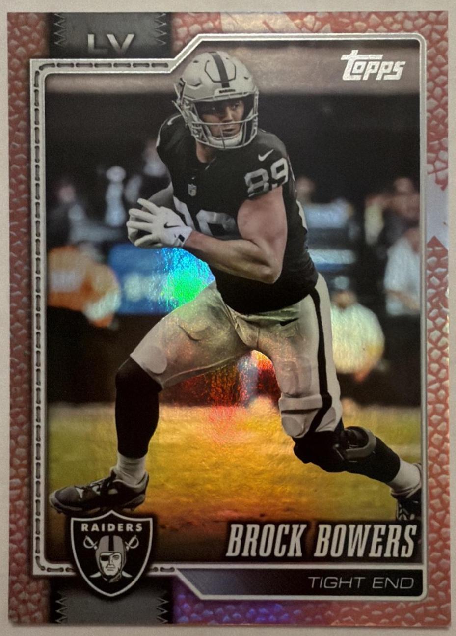 Brock Bowers [Football Rose Gold] #119