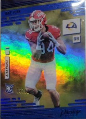 Jake Funk [Xtra Points Premium Blue] #299