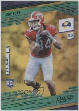 Jake Funk [Xtra Points Premium Green] #299