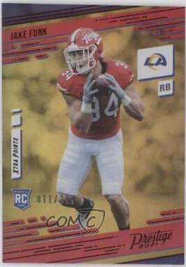 Jake Funk [Xtra Points Premium Red] #299