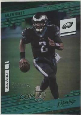 Jalen Hurts [Xtra Points Premium Green] #109