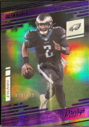 Jalen Hurts [Xtra Points Premium Purple] #109