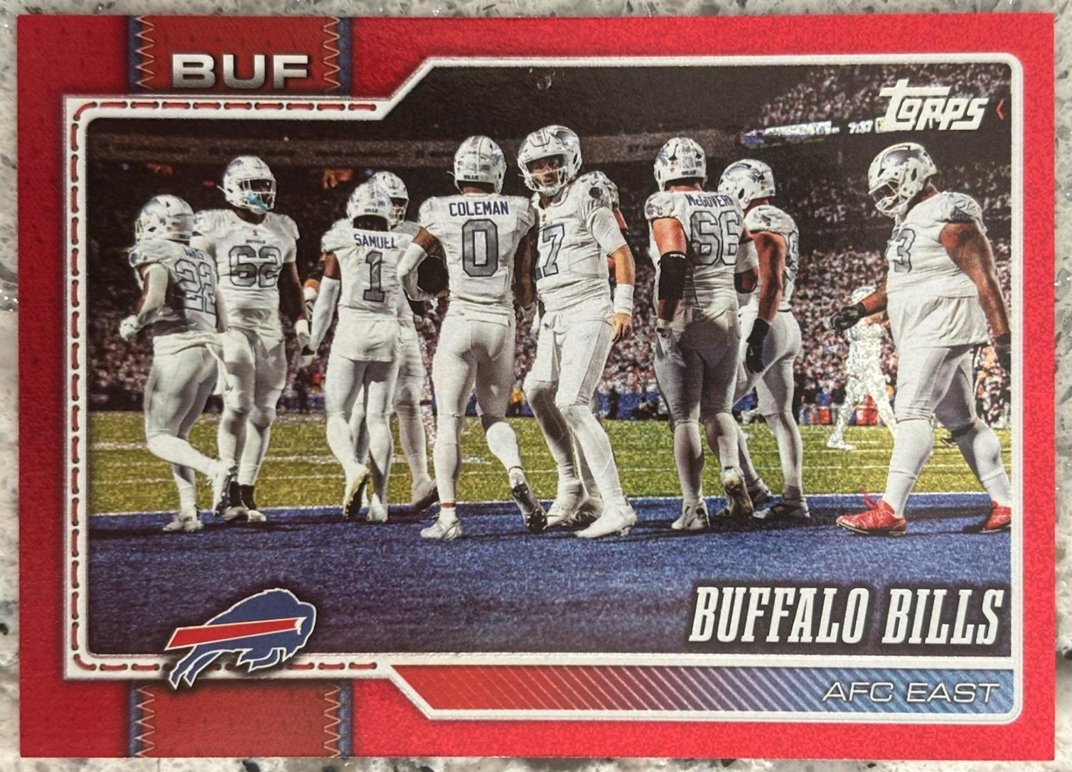 Buffalo Bills [Sandglitter Red] #279