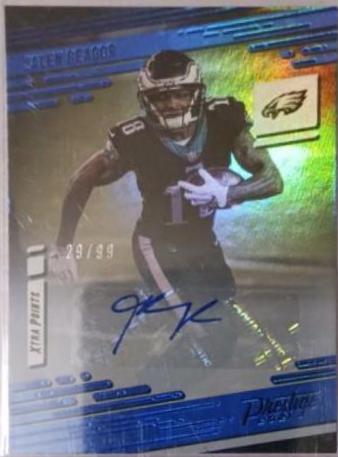 Jalen Reagor [Xtra Points Signature Premium Blue] #107