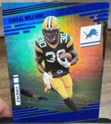 Jamaal Williams [Xtra Points Premium Blue] #52
