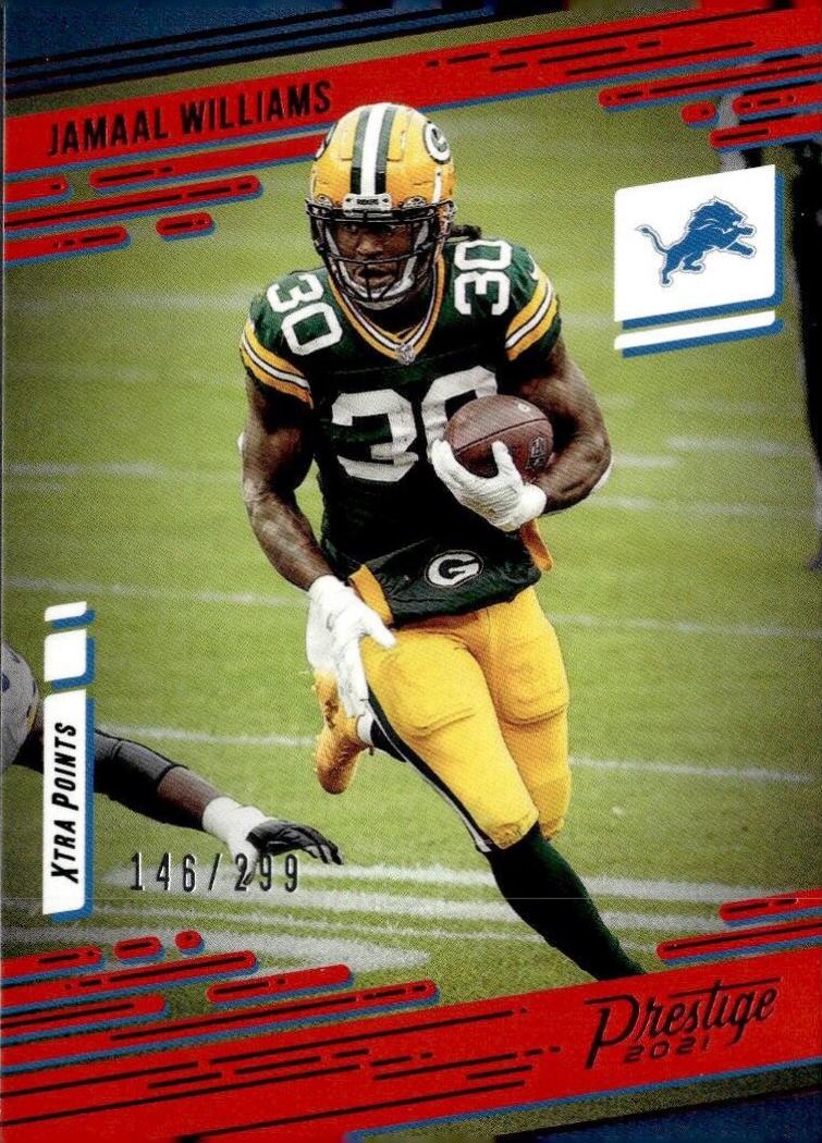Jamaal Williams [Xtra Points Premium Red] #52