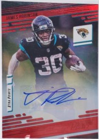 James Robinson [Xtra Points Signature Premium Platinum] #129