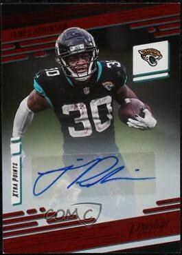 James Robinson [Xtra Points Signature Premium Red] #129