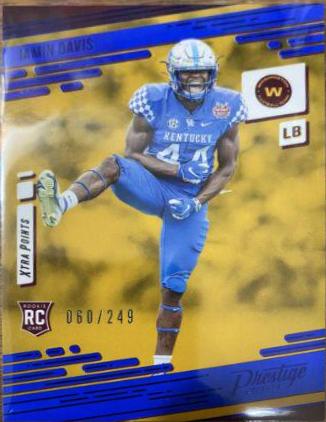 Jamin Davis [Xtra Points Blue] #260