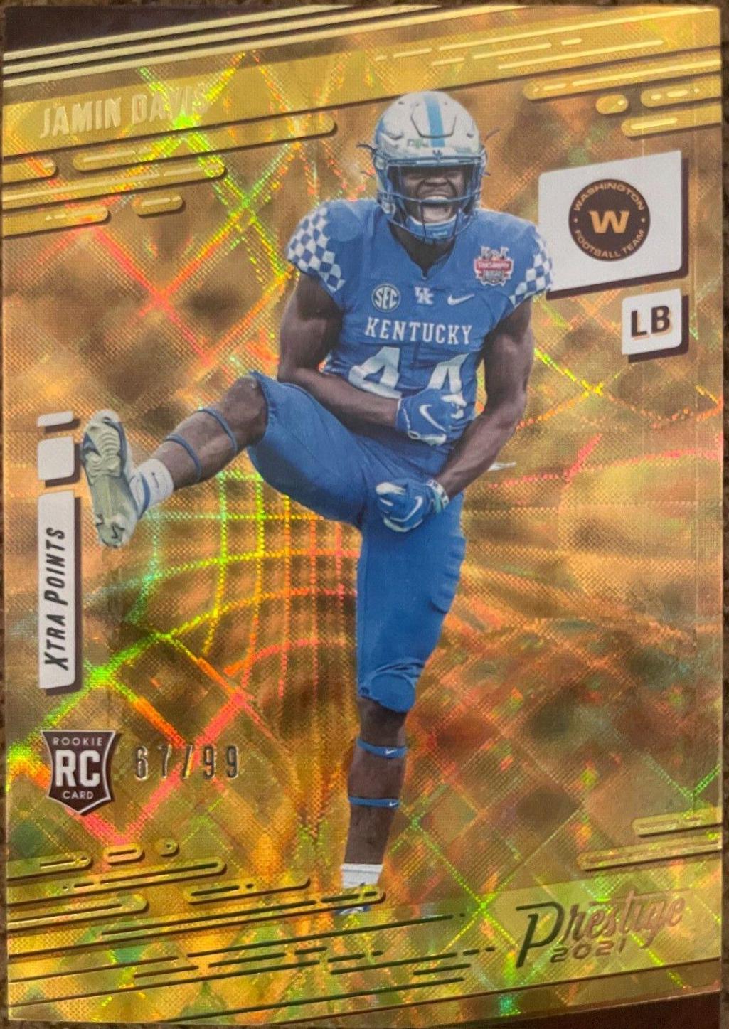 Jamin Davis [Xtra Points Gold] #260