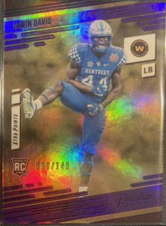 Jamin Davis [Xtra Points Premium Purple] #260