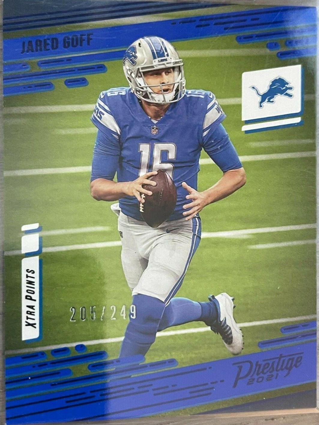Jared Goff [Xtra Points Premium Blue] #54